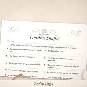 Adult Birthday Party Games, 6 Printable Grown-Up Party Activities for Any Milestone (Digital Download) image 4
