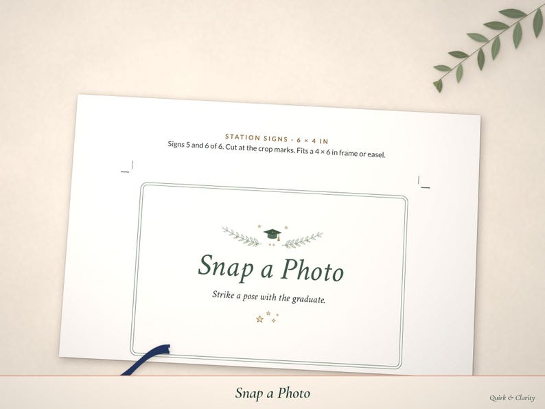 Close-up of the Snap a Photo page