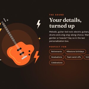 The sound: melodic guitar rock and the occasions it suits