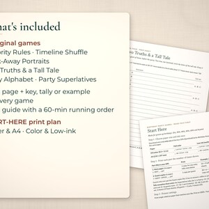 Adult Birthday Party Games, 6 Printable Grown-Up Party Activities for Any Milestone (Digital Download) image 3