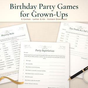 Game page in Letter and A4, color and low-ink