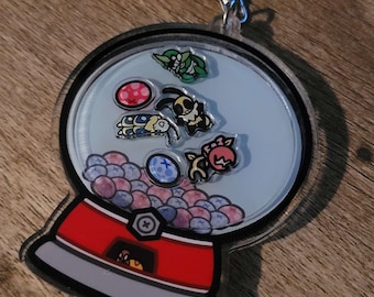Portachiavi con ciondolo a forma di agitatore di bacche del Team Snakemouth di Bug Fables