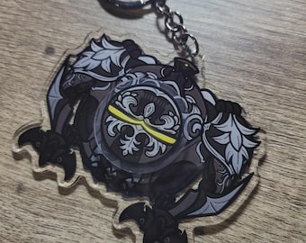 FFXIV Omega Spinning Acryl Schlüsselbund Charme