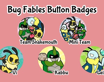 Bug Fables Character Buttons