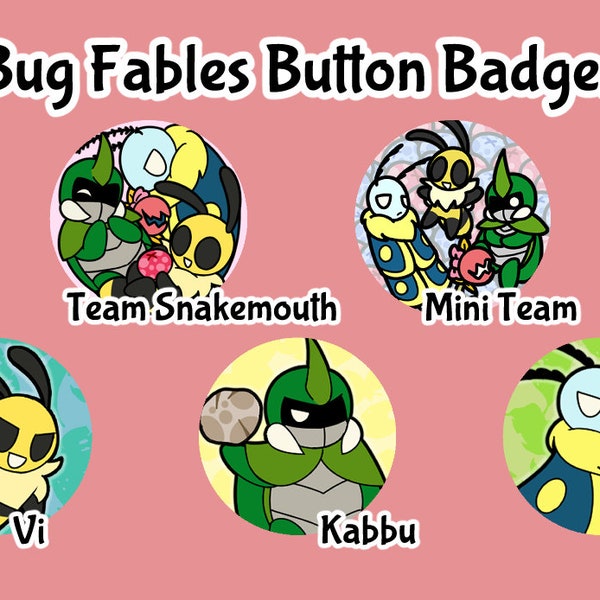 Bug Fables Character Buttons