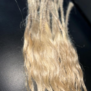blonde human hair blend boho Dreadlocks