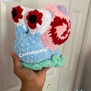 Crochet Gary! HANDMADE PLUSHIE SPONGEBOB