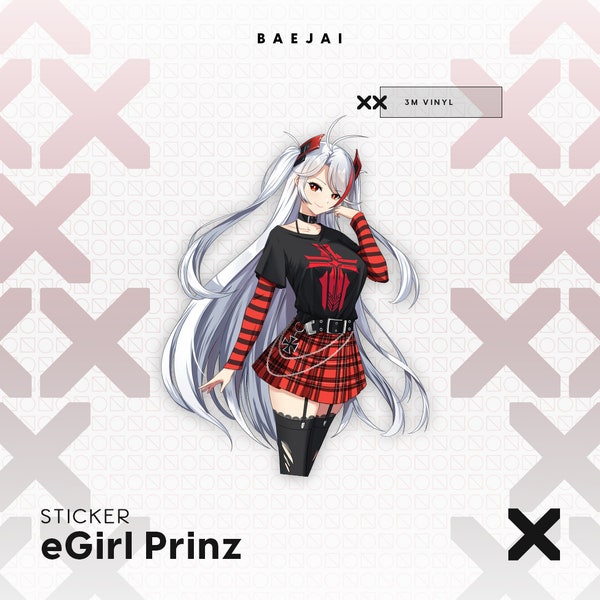 eGirl Prinz Eugen Azur Lane Sticker