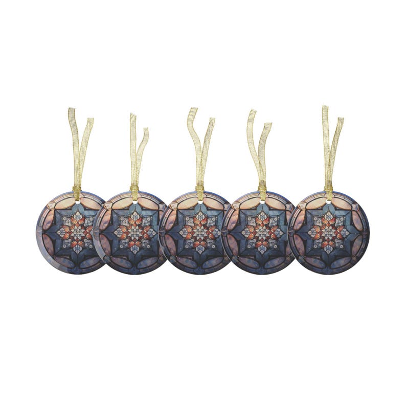 Snowflake Glass 2024 Ornament, Christmas Ornament, White Elephant Gift