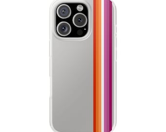 Lesbian Pride Flag Phone Case: LGBTQ Rainbow Cover