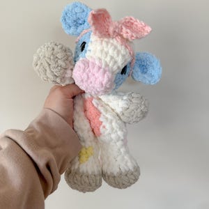 Ready to ship | Charlie calf lovey | cow lovey | crochet cow | Charlie the calf