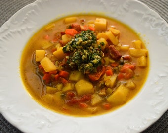 Kartoffelsuppe Rezept, Lebensmittel Rezepte