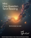 One question Mini reading product logo