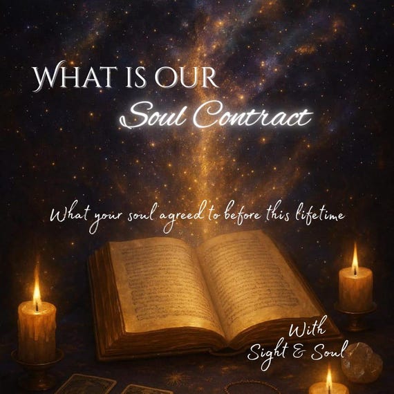 Soul Contract Reading/What Your Souls Agreed to Before This Lifetime/Intuitive Tarot & Oracle Insight