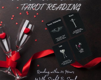 Love, Relationship Special Tarot Reading. Within 24 hours from purchase