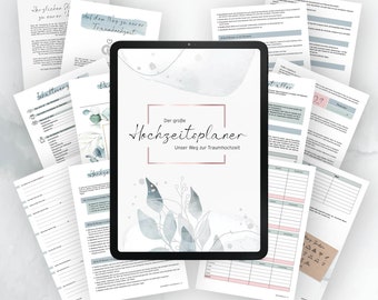Wedding Planner | 120 pages | A4 | Digital download to print