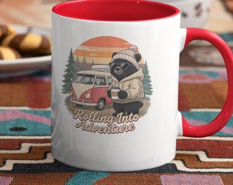 Adventure Coffee Mug: Travel Camping Cup Gift for Nature Lovers