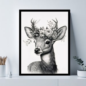 Gazelle Wall Art Print | Gazelle print | Gazelle Photo | Print instant download | Printable wall art | Animal print
