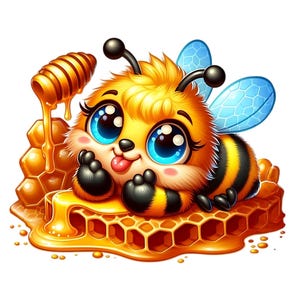 36 Cute Bees Clipart Bundle, Cute Bees png, PNG Sweet Bees Clipart, Bees Clipart Bundle, Honey Bee Clipart Bundle, Honey Bee Illustration