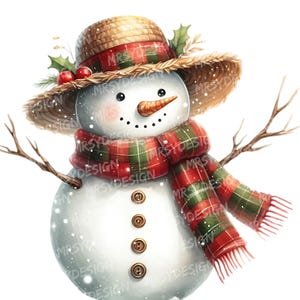 Sneeuwpoppen clipart png, wintersneeuwpop met hoeden, wortelneuzen, sjaal clipart, kerst clipart, digitale download, commercieel gebruik