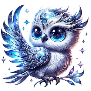 25 imágenes prediseñadas de pájaros, imágenes prediseñadas de pájaros coloridos y brillantes, paquete de imágenes prediseñadas de pájaros lindos, sublimación de pájaros mágicos, pájaro imprimible, descarga digital