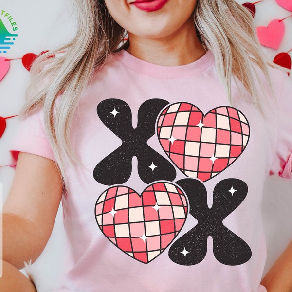 XOXO Svg, Valentine Day Svg, Retro Valentine Svg, XOXO Valentine, Groovy Valentine Svg, XOXO Png, Retro Valentine Png, Valentine Shirt Svg