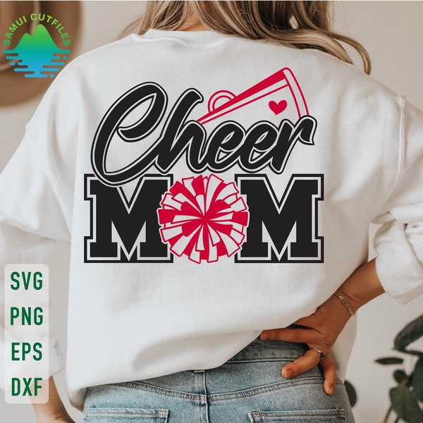 Cheer Mom Svg, Cheerleader Svg, Megaphone Svg, Proud Cheer Mom Svg, Cheer Coach Svg, Football Mom Svg, Cheerleading Svg, Cheer Mom Shirt Svg