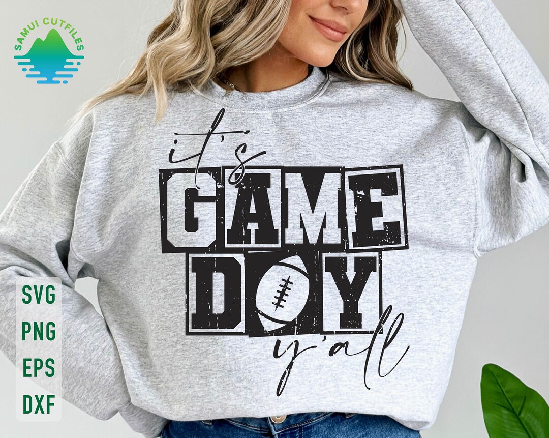 It's Game Day Y'all Football Graphic Tee - Eagles main image 1