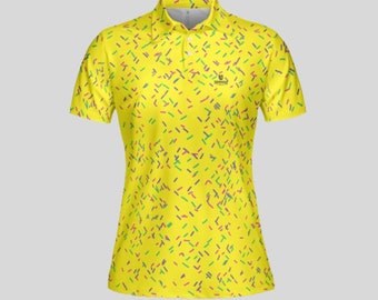 Polo de golf deportivo para mujer: tejido transpirable, absorbente de humedad y de secado rápido. Ropa de golf de verano para mujer.