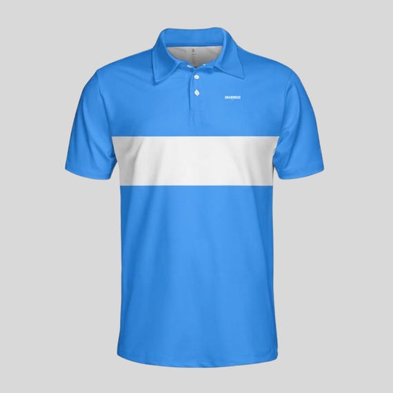 Men's Golf Polo, Striped Color Block Bird's-Eye Piqué, Moisture-Wicking Quick-Dry Stretch S-5XL