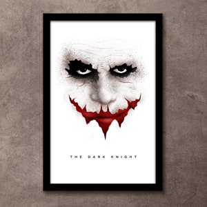 El Caballero Oscuro - Impresión de arte del cartel de la película en varios tamaños