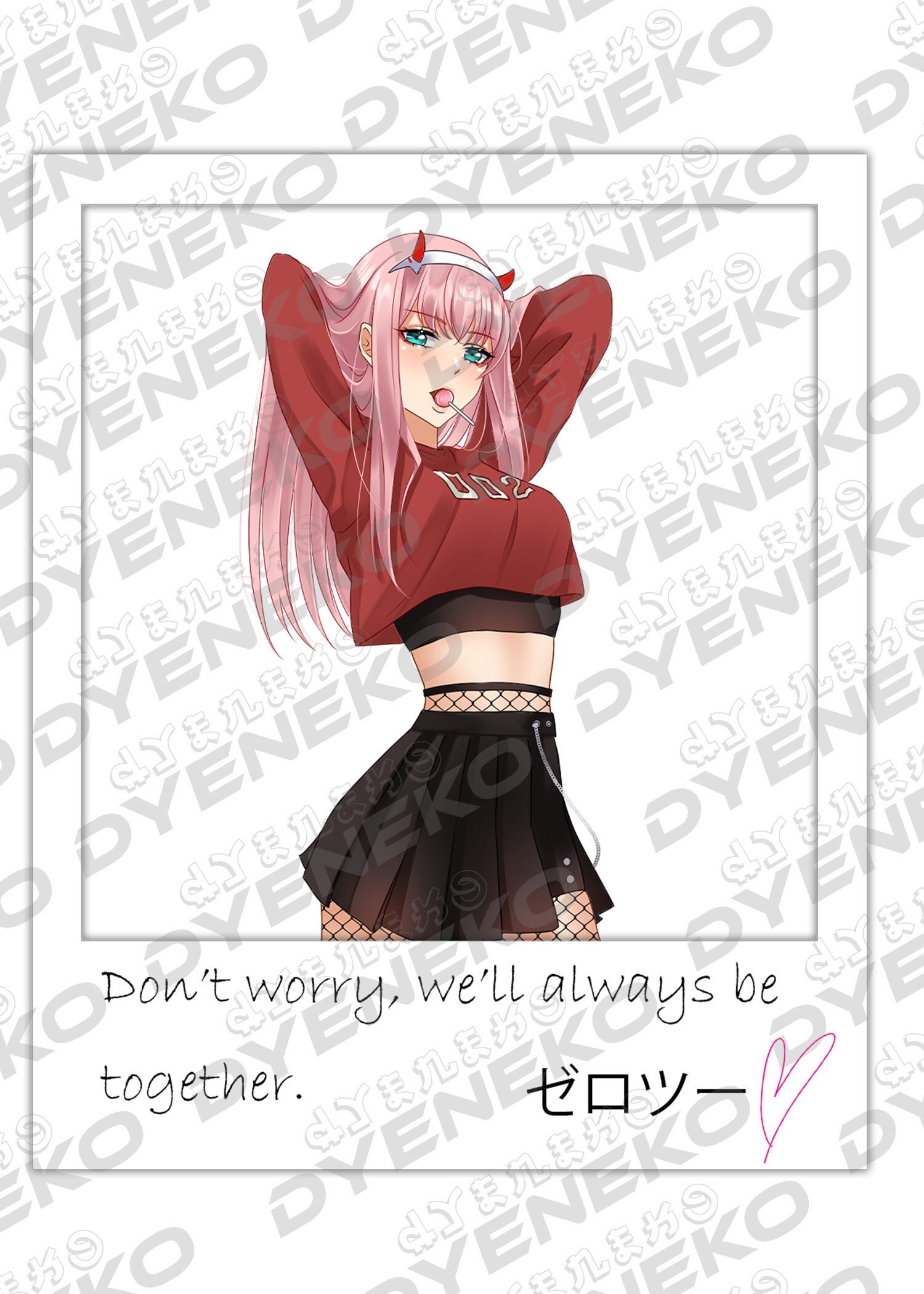 ZeroTwo cute' Poster, picture, metal print, paint by Xăm Việt