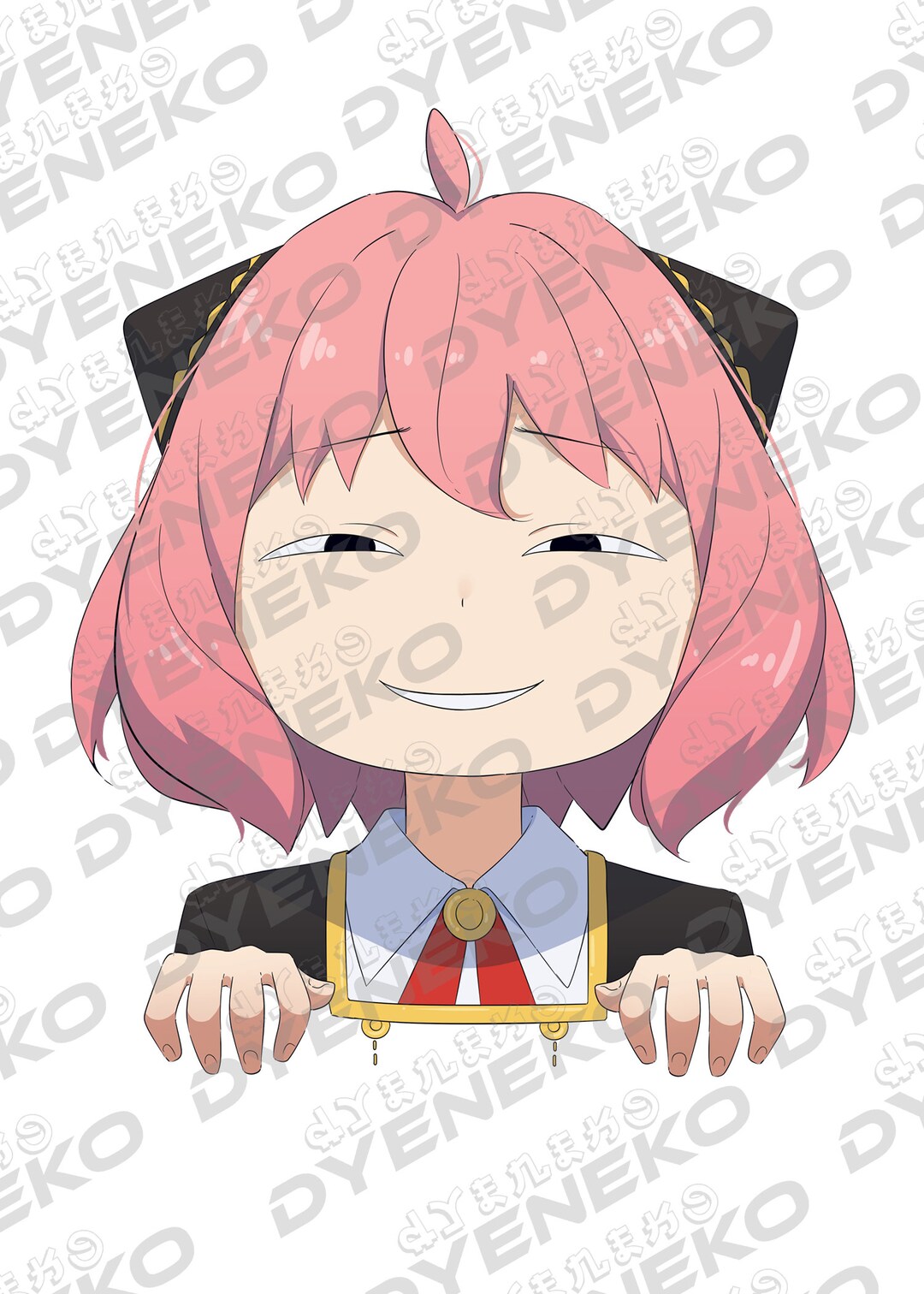 Spy Family Anya Smug Face Sticker - Etsy