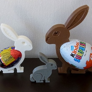 3D Printed Bunny Egg Holder – Surprise Chocolate Egg STL for Easter