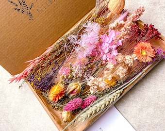 Letterbox Flowers - Crafter's Delight: Box of Mixed Dried Flowers for DIY and Craft