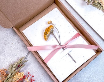 DIY Plantable Card Making Kit - Make your own handmade cards|Eco-Friendly Gifts |Christmas Cards|Birthday | Anniversary|Thank You Cards