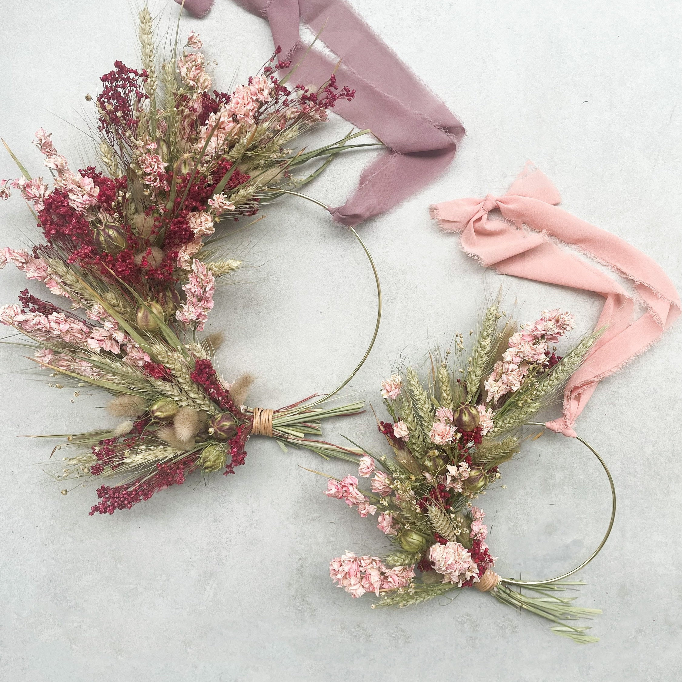DIY Dried Flower Wreath Kit Create Your Own Floral Display Sustainable