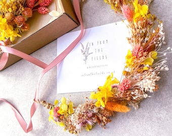 DIY Dried Flower Crown Kit – Boho Hen Party, Birthday & Wedding Craft 2026 | Eco-Friendly