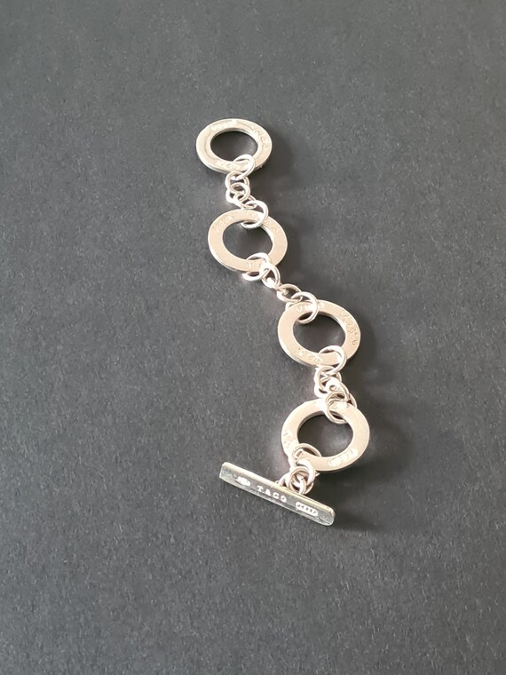 【TIFFANY&Co.】レア TRINITY BRACELET SILVER Tiffany & Co. Tiffany Bangle 3-Row SV Sterling Silver