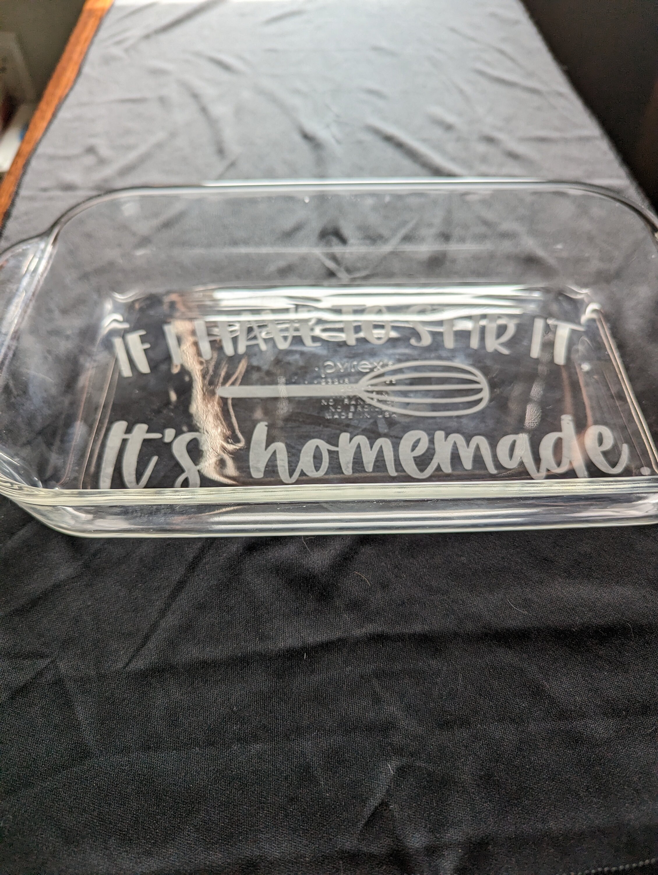 Custom Etched 2quart Rectangular Glass Baking Dish - Etsy