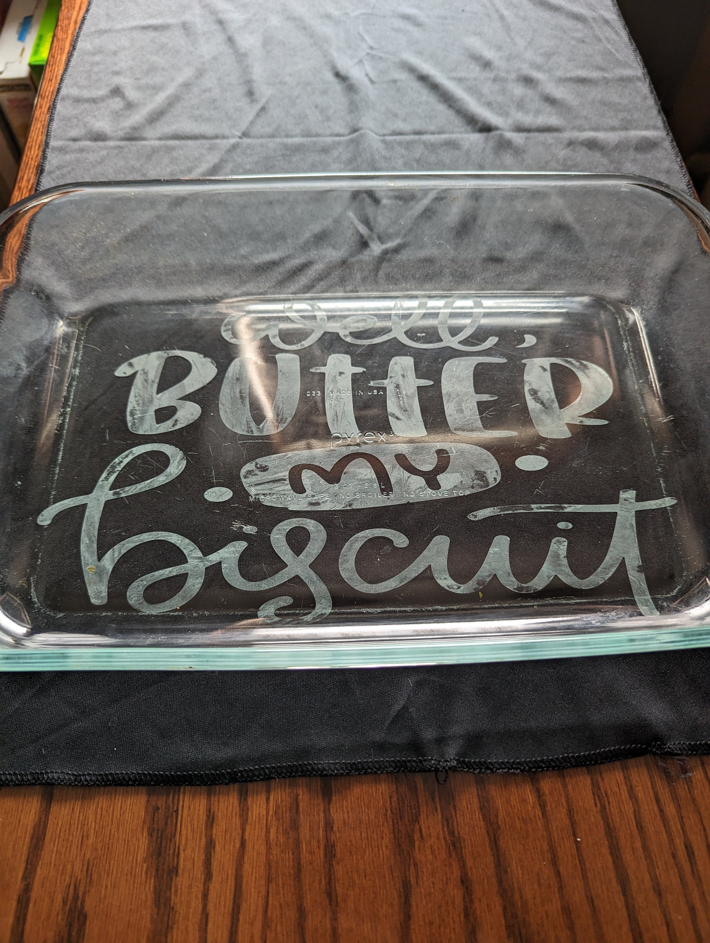 Custom Etched Glass Baking Dish 9×13 - Etsy
