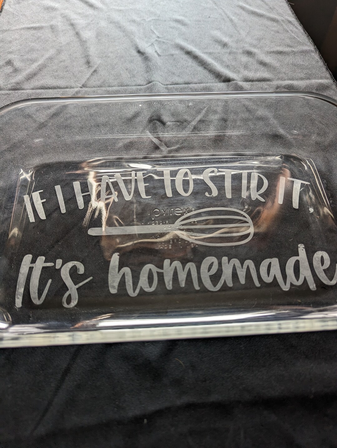 Custom Etched 2quart Rectangular Glass Baking Dish - Etsy