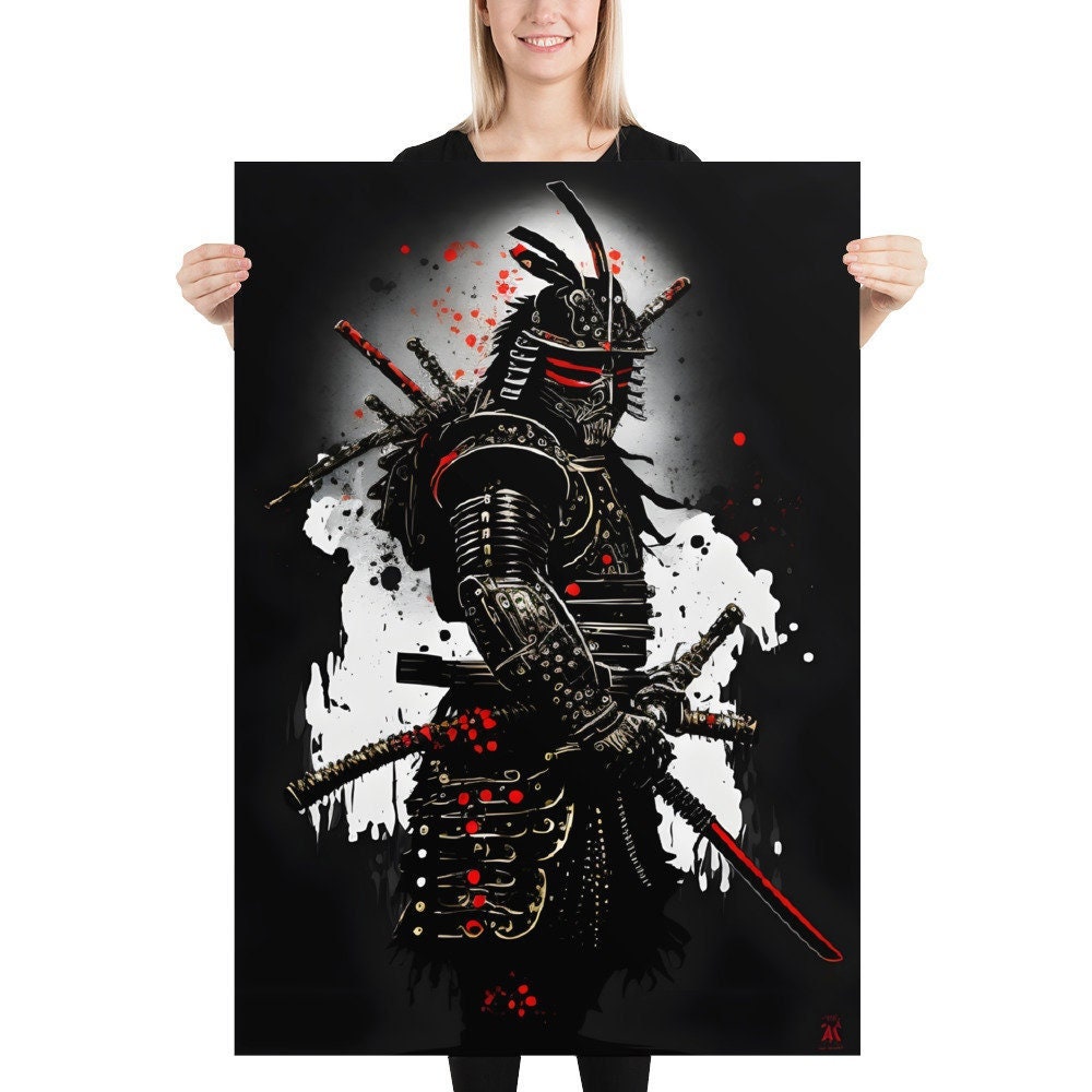 Dororo - Hyakkimaru - yokai - fanart - anime - manga - samurai - assassin -  fantasy - Painting - Poster - Wall Art - 4x6, 8x11 12x18 Print