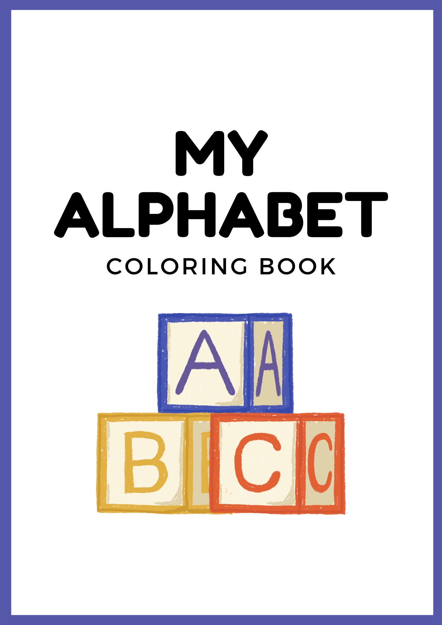 ABC Coloring Pages Printable, ABC Book, Abc Learning, Toddler Coloring ...
