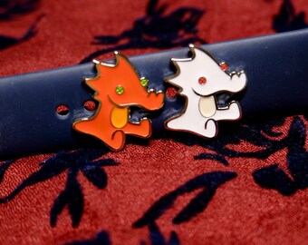 Scalemate Cute Dragon Watch Band Charms, Enamel Pin badge, Watch Band Pin, Video Game Fans Gift Memorabilia, Fandom Gift