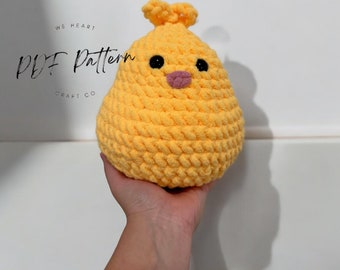 Chick Amigurumi Crochet Pattern, Birdie, Easy Animal Crochet (PDF Download)