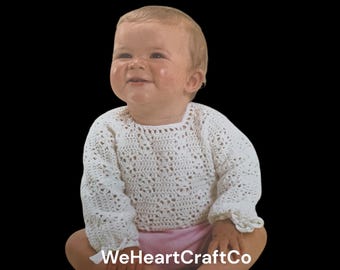 Baby Crochet Top Pattern PDF Download, Printable Pattern, Digital Download