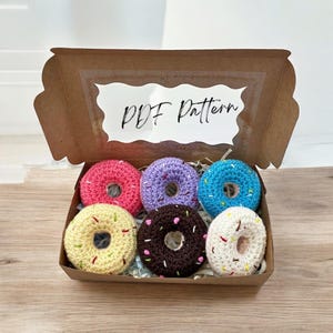 Crochet Donut Amigurumi Pattern PDF Download