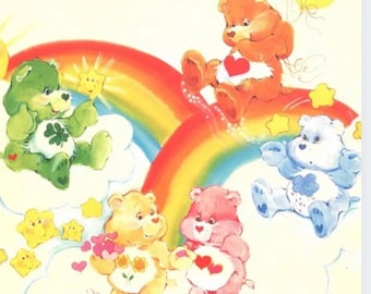 Care Bears Sweater Knitting Patterns, 4 Patterns, MULTIPLE SIZES, Instant Download, Printable Pattern