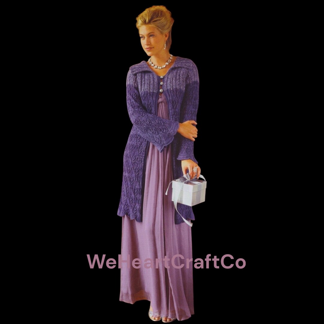 Duster Knitting Patterns Knitting and Crochet Pattern,lace Duster, PDF Download, Printable ...